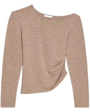 Helmut Lang Asymmetrical Jumper - Natural