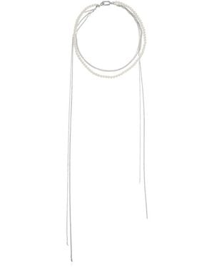 AllSaints Chain Necklace - White