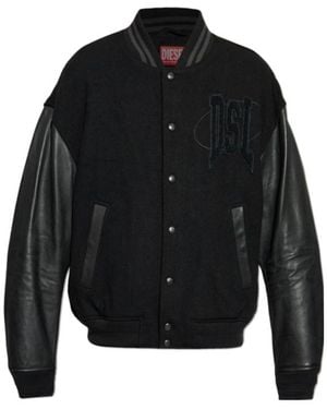 DIESEL Bomber Jackets - Black