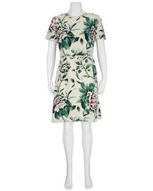 Burberry Print Dress - Green
