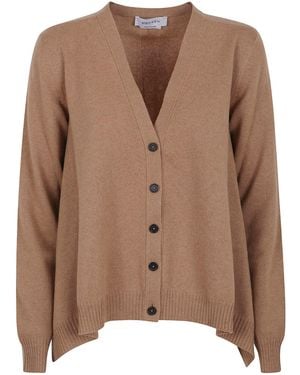 McQueen Cashmere Buttoned Cardigan - Brown