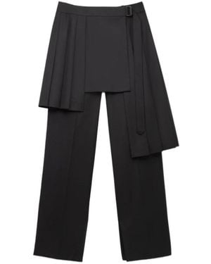 Juun.J Double Layered Casual Pants - Gray