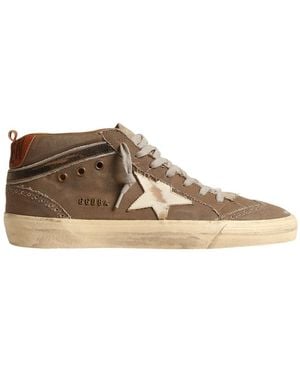 Golden Goose Star Mid-Top Trainers - Brown