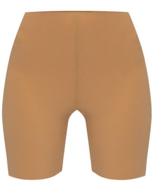 Jil Sander High-Waisted Biker Shorts - Natural
