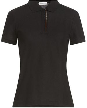Burberry Polo Shirts - Black