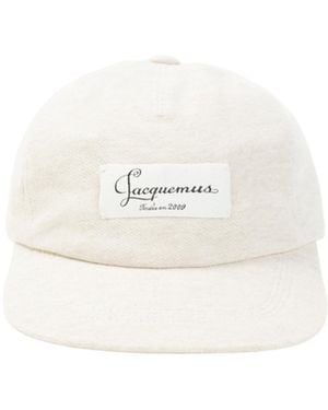 Jacquemus Le Casquette Montaigne Hat - White