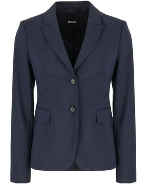 BOSS Single-Breasted Jacket - Blue