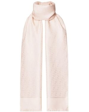 Fendi Light Silk Stole - Pink