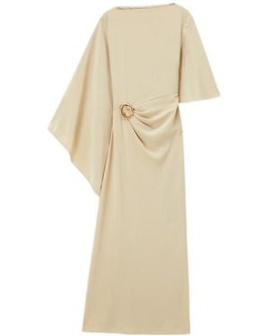 JOSEPH Joya Ring-Detail Maxi Dress - Natural