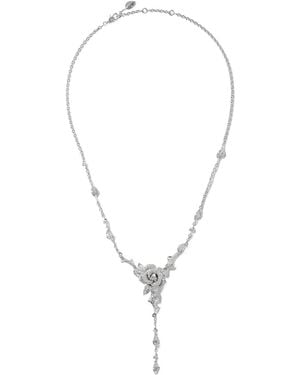 Dior Medium Rose Bagatelle Necklace - White