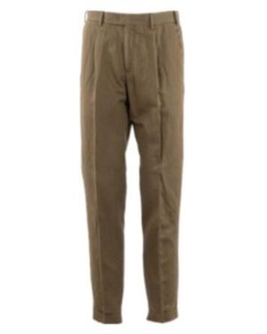 Pt Pantaloni Straight-Leg Trousers - Natural