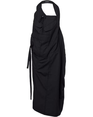 Junya Watanabe Elegant Mini Dress - Black