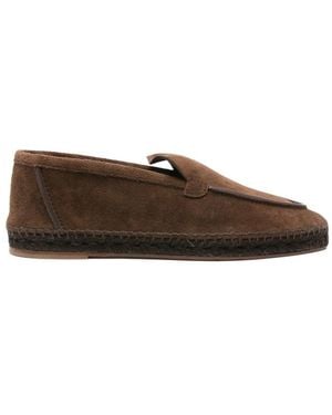 Castañer Logo Round Toe Casual Business Shoes - Brown