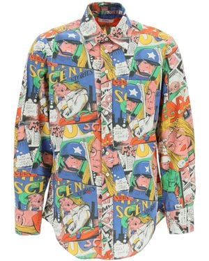 ERL Long-Sleeved Shirt - Blue