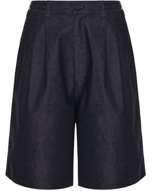 Comme des Garçons Belt Loop Shorts - Blue