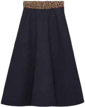 Prada Flared Skirt - Blue