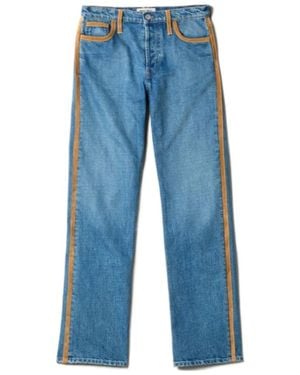 Miu Miu Straight-Leg Denim Jeans - Blue