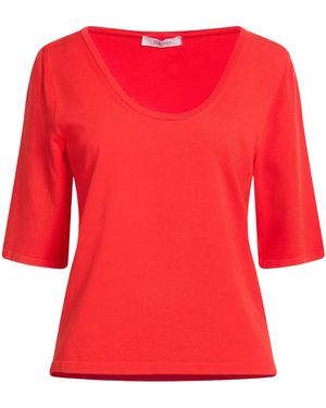 Max Mara Short-Sleeved Sweater - Red