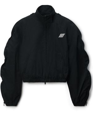 Alexander Wang T By Oversized Track Jacket - Black