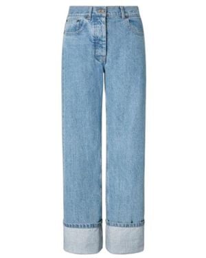 Thom Browne Turn-Up Jeans - Blue