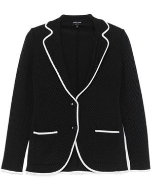 Giorgio Armani Single-Breasted Blazer - Black