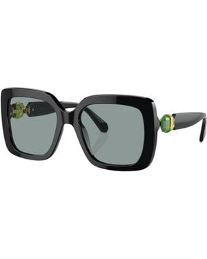 Swarovski Square Frame Sunglasses - Multicolour