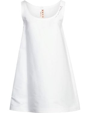 Marni Sleeveless A-Line Skirt - White