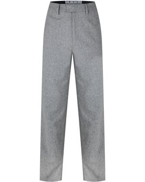 Off-White c/o Virgil Abloh Straight Leg Trousers - Grey