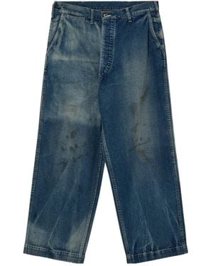 A.PRESSE Us Army Work Jeans - Blue