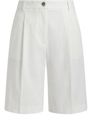 Pinko Tailored Bermuda Shorts - White