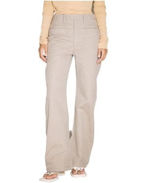Entire studios Heavy Wide-Leg Trousers - Natural