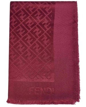 Fendi Ff Scarf - Purple