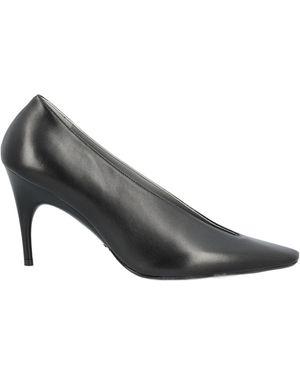 Balenciaga Duchesse Asymmetric Heeled Court Shoes - Grey