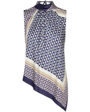Marella Printed Top - Blue