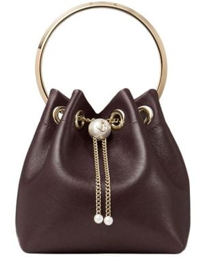 Jimmy Choo Round Handle Handbag - Brown