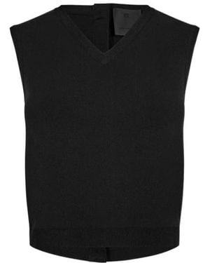 Givenchy Sleeveless Knit Top - Black