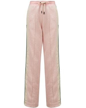 Moncler Grenoble Drawstring Wide Leg Trousers - Pink