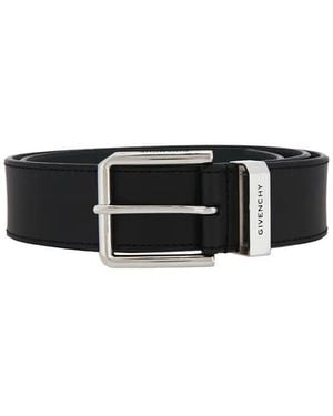 Givenchy Square-Buckle Belt - White