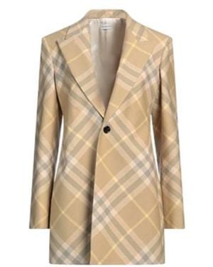 Burberry Classic Singlebreasted Blazer - Natural