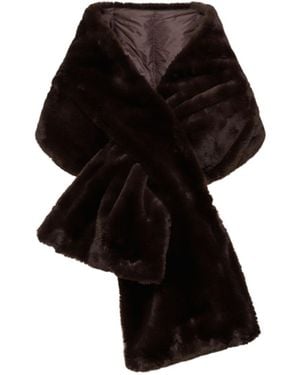 Max Mara Water-Repellent Canvas Padded Stole - Black