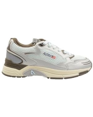 Autry Lace-Up Sneakers - White