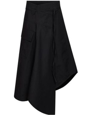 Bottega Veneta Asymmetrical Skirt - Black