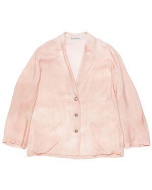 Acne Studios Relaxed Fit Suit Jacket - Pink