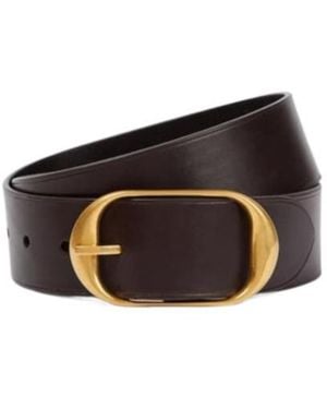Nili Lotan Nili Leather Belt - White