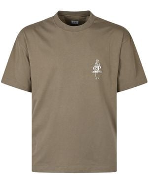 C.P. Company Crew-Neck Short-Sleeve T-Shirt - Green