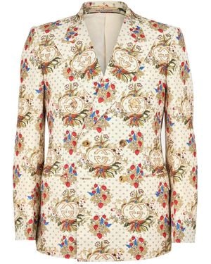 Gucci Weather Resistant Softshell Jacket - Natural