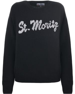 MC2 Saint Barth St. Moritz Knitwear - Black