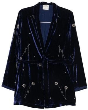 forte_forte Long-Sleeve Jacket - Blue