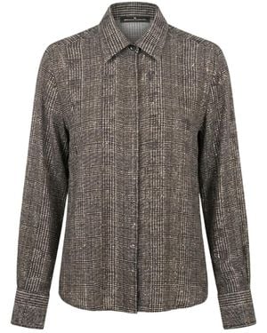 Ermanno Scervino Long-Sleeved Shirt - Grey