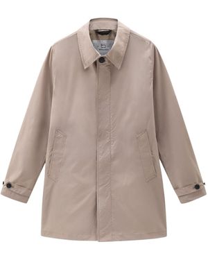 Woolrich New City Straight Hem Coat - Gray